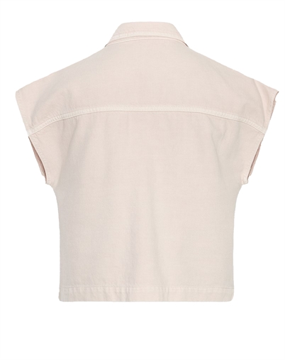 MSCH Copenhagen - MSCHAspen Ida Denim Vest - Light Pink Wash 